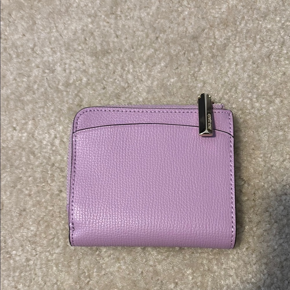 kate spade lilac leather zip wallet - Picture 3 of 3